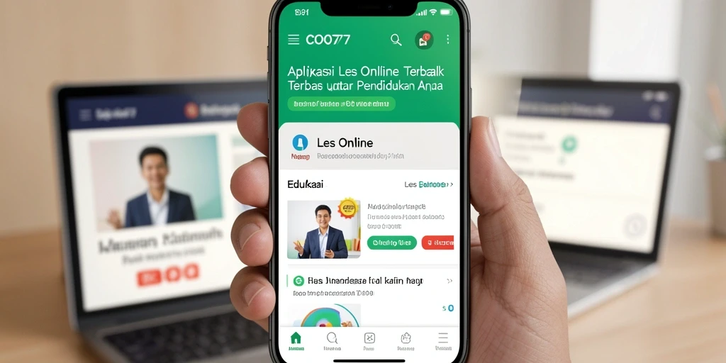 Tampilan antarmuka COO77 yang interaktif dan user-friendly.