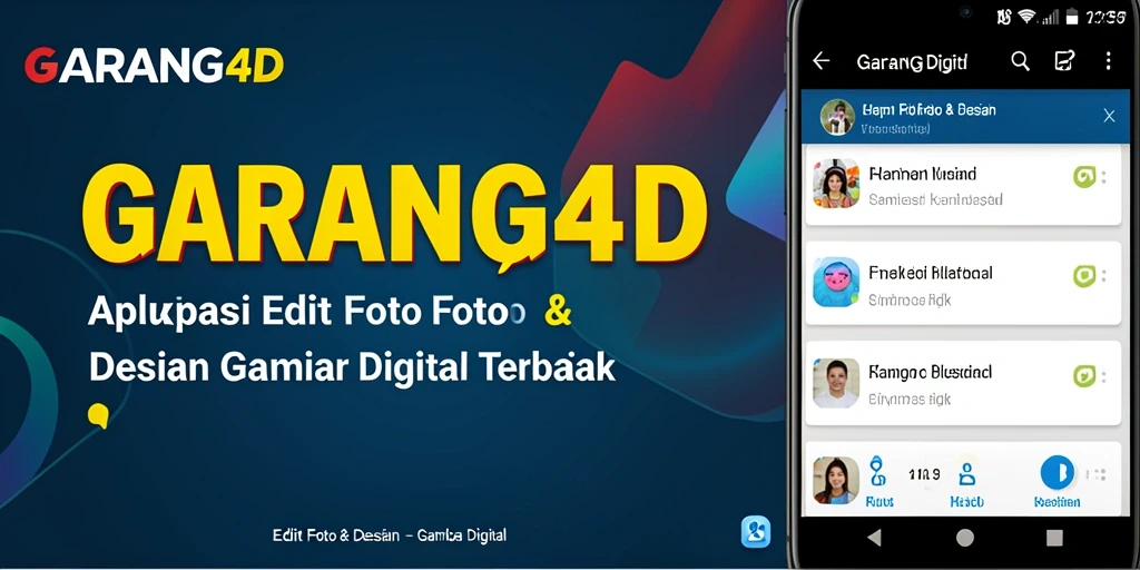 Antarmuka GARANG4D yang user-friendly dengan fitur editing lengkap.